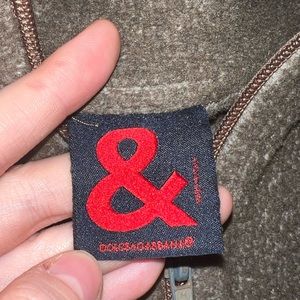 VINTAGE DOLCE AND GABBANA KNIT ZIP UP